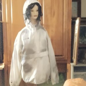 Champion white windbreaker